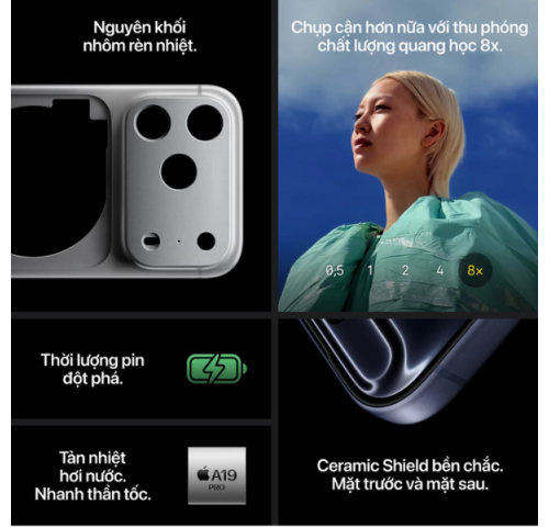 IPhone 17 Pro Max 256GB - Chính Hãng Apple
