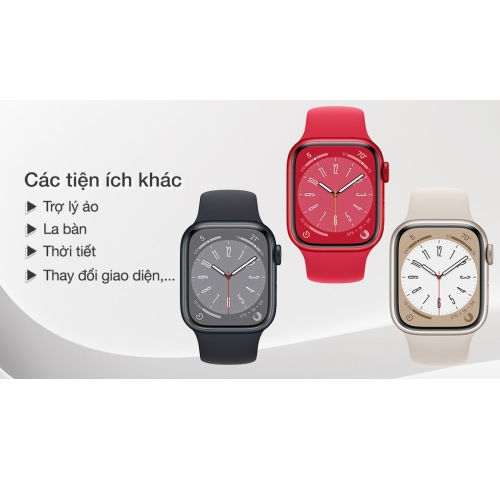Đồng hồ thông minh Apple Watch S8 GPS 41mm 